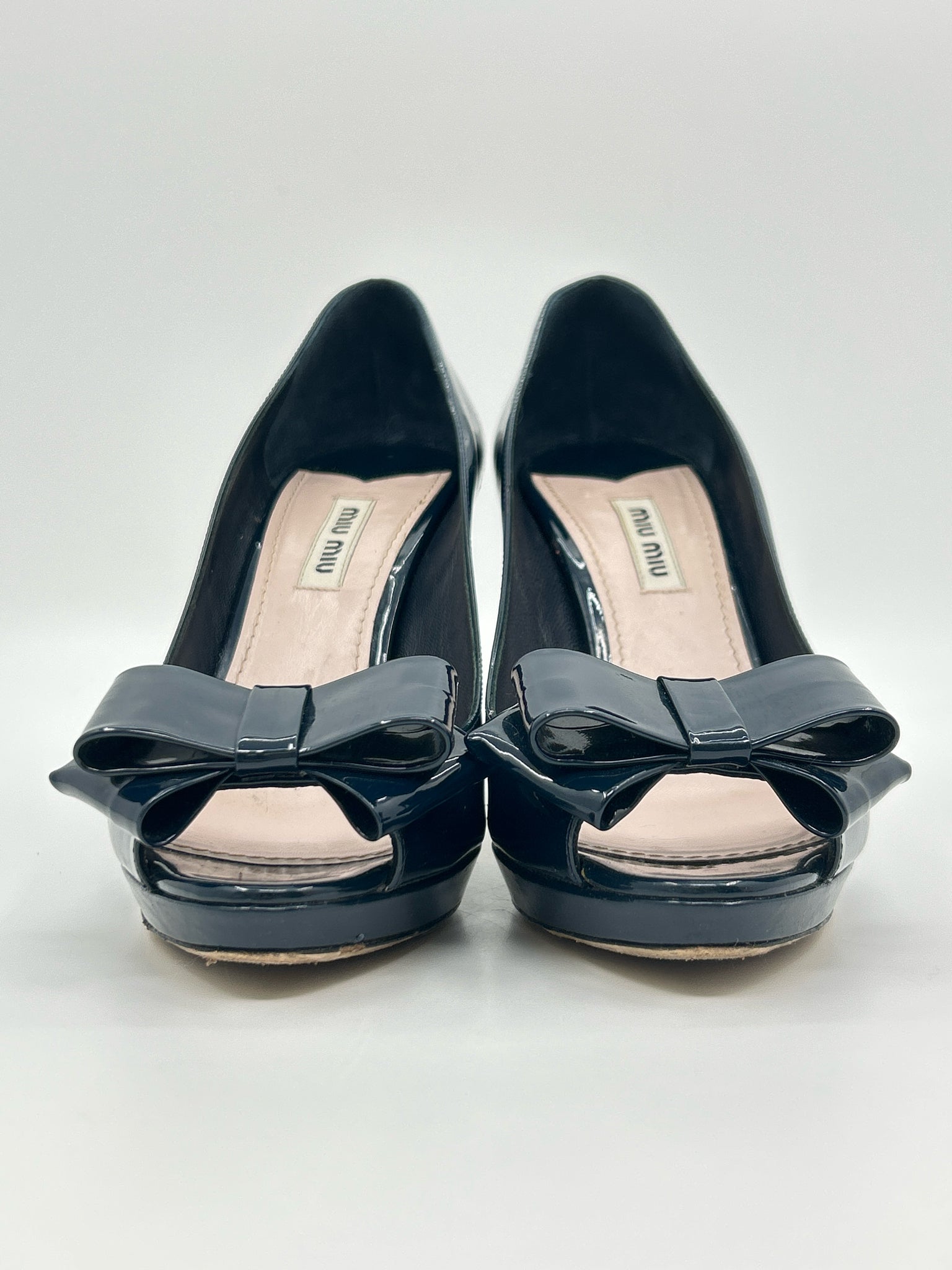 MIU MIU Size 38 Teal Women Pumps