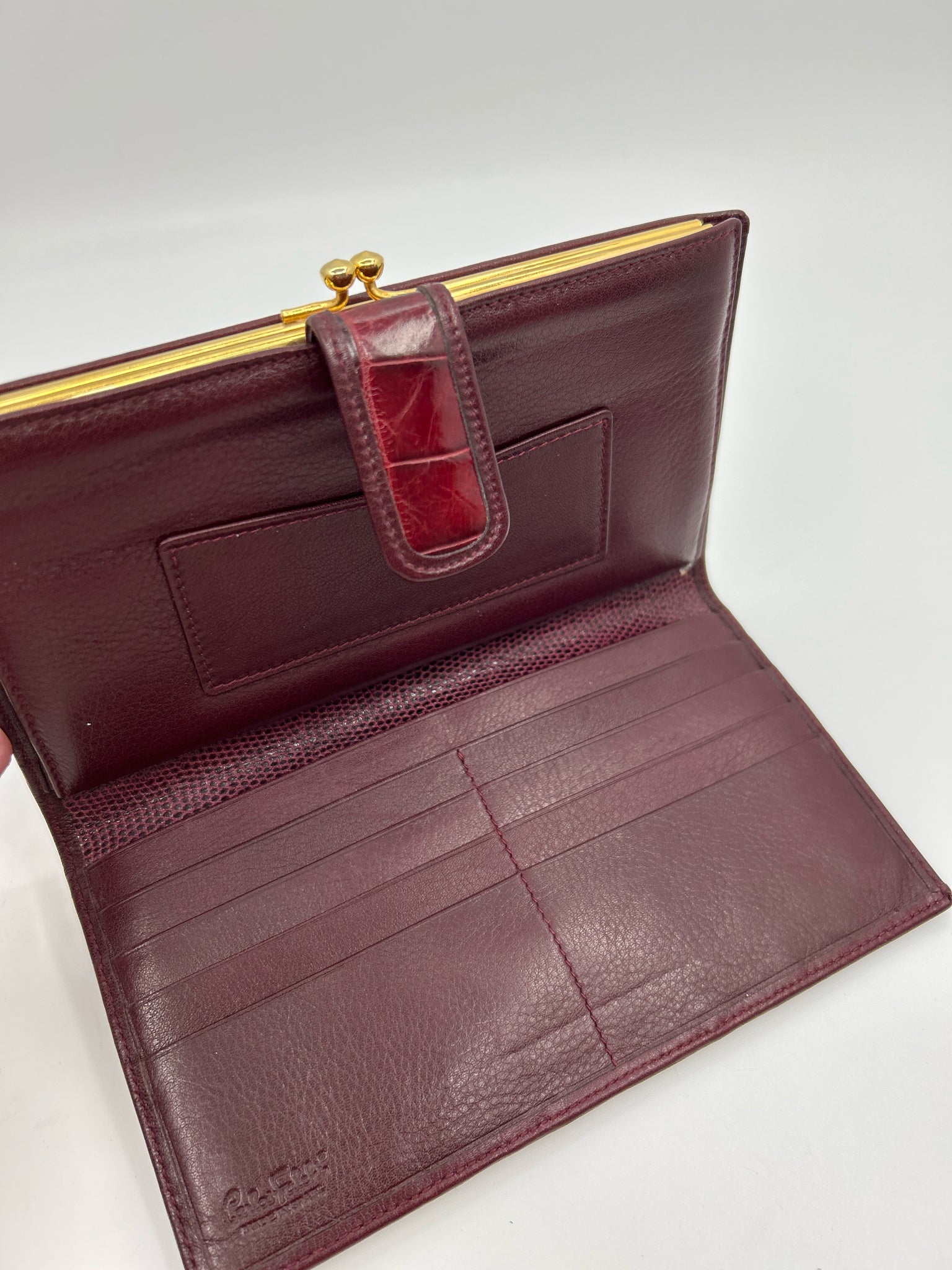 CARLOS FALCHI Burgundy Women Wallet