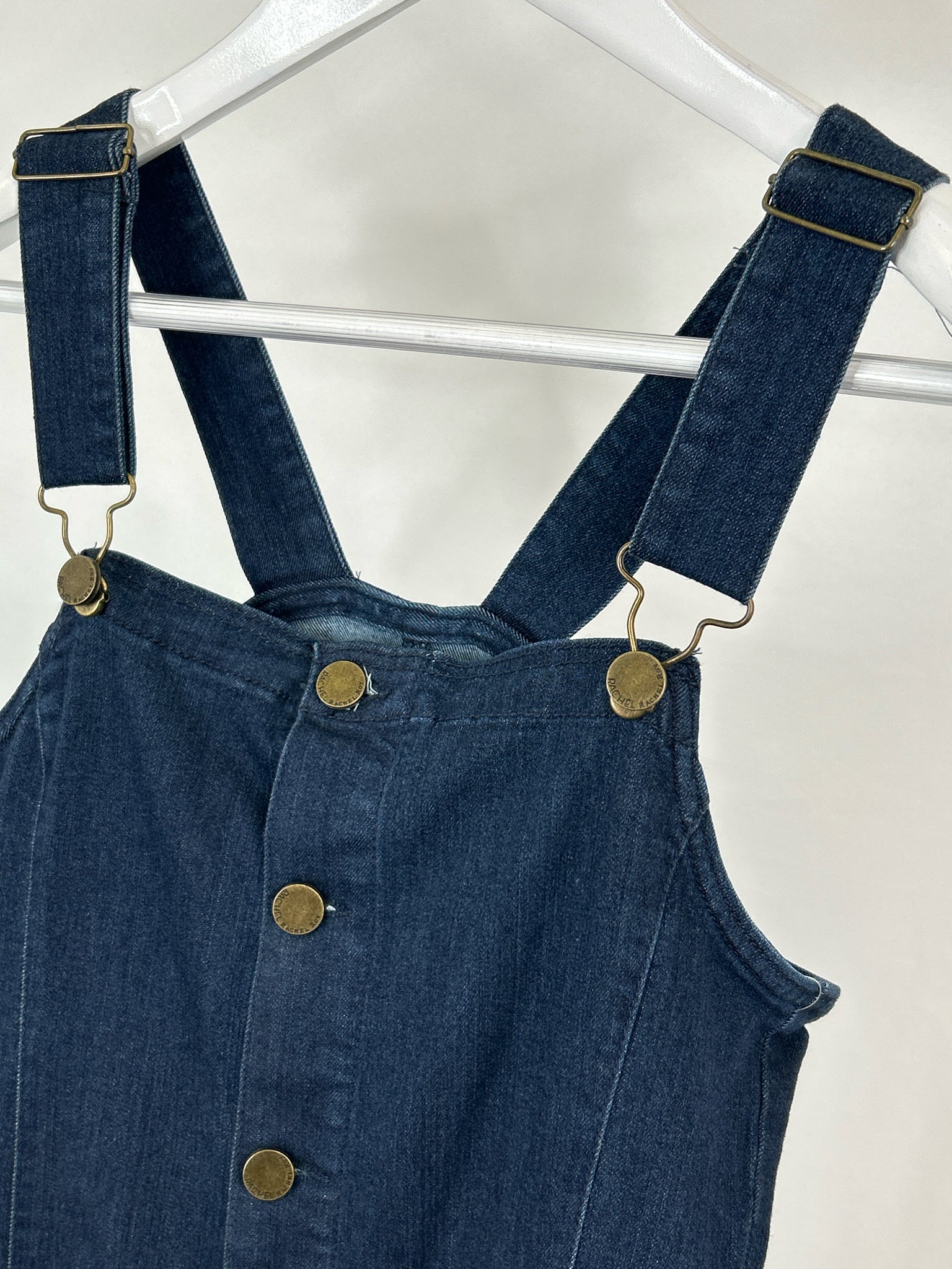 Rachel Rachel Roy Size 8 BLUE DENIM Women Jumpsuit