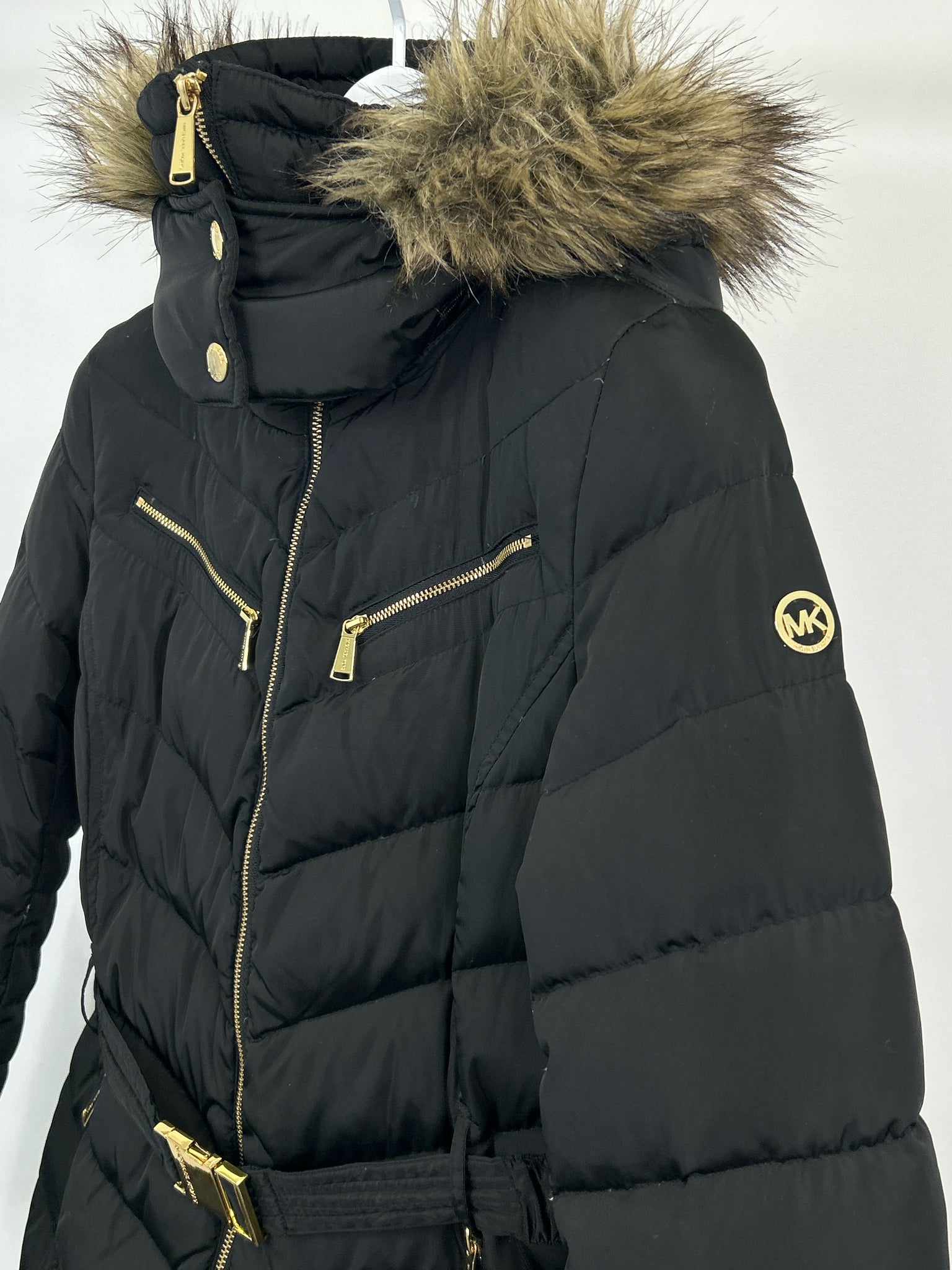 MICHAEL MICHAEL KORS Size S Black Women Coat