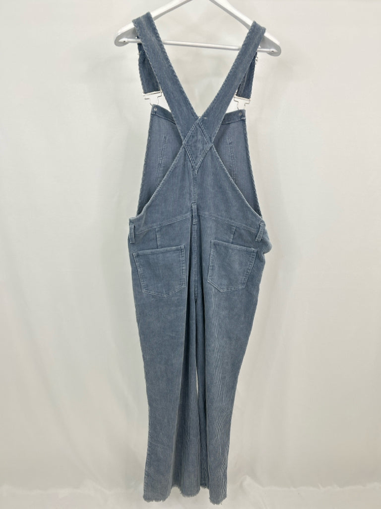 BIBI Women Size L Blue Corduroy Overall NWT