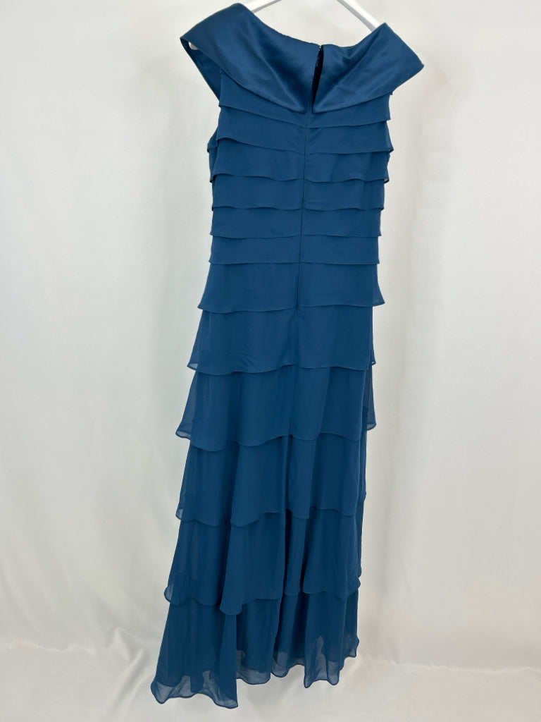 ALEX EVENINGS Size 12 Blue Women's Dress