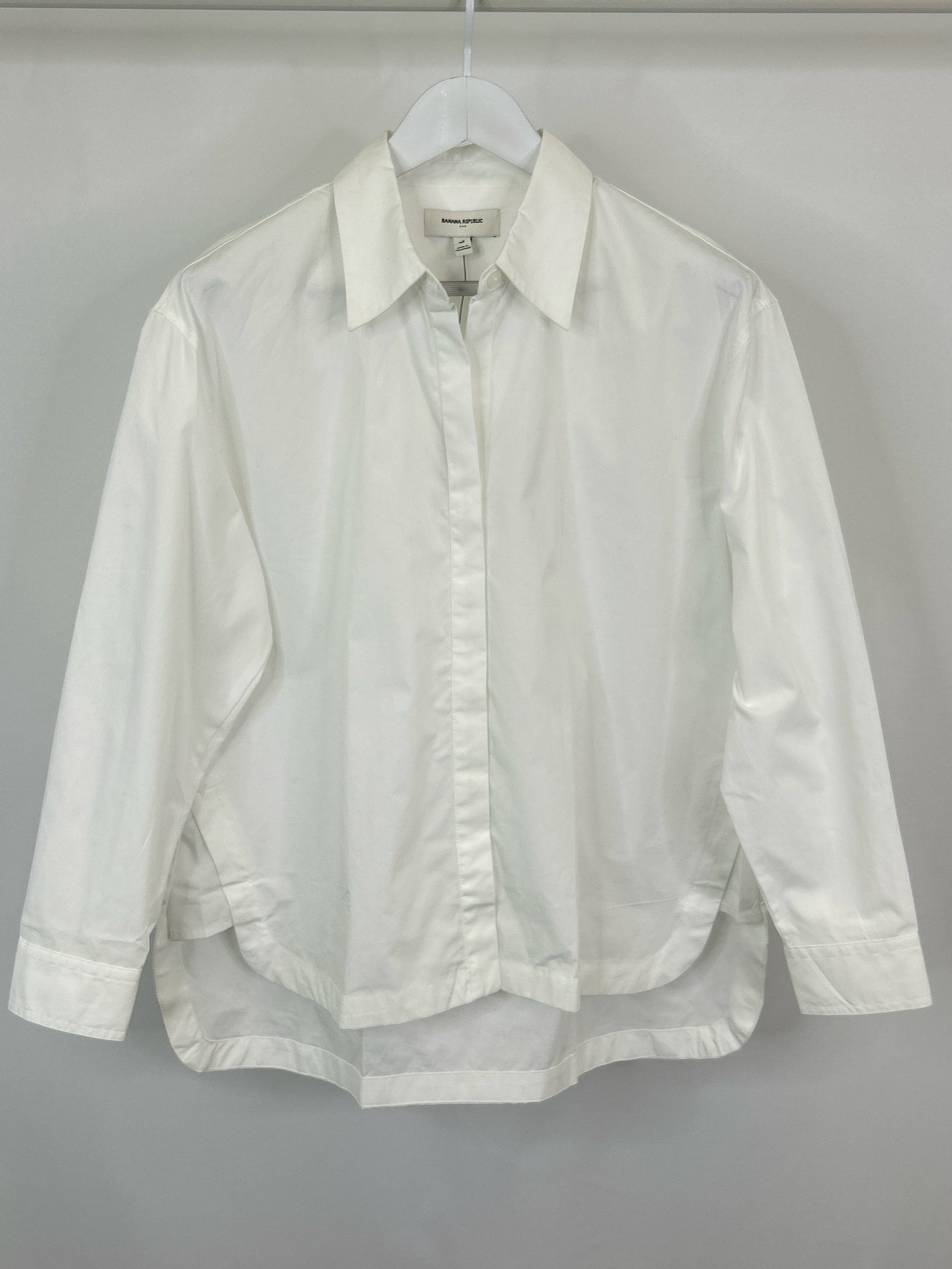 BANANA REPUBLIC Factory Size M White Women Shirt