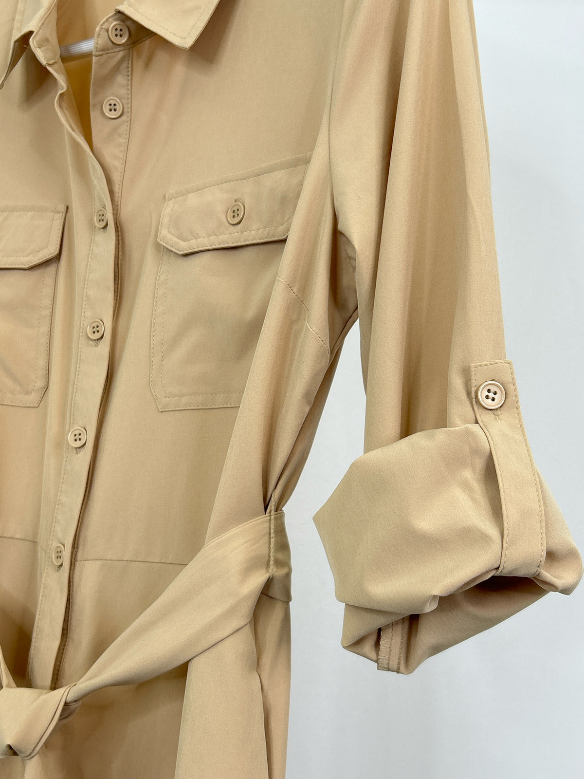 LUCKY BRAND Size M Beige Women Dress