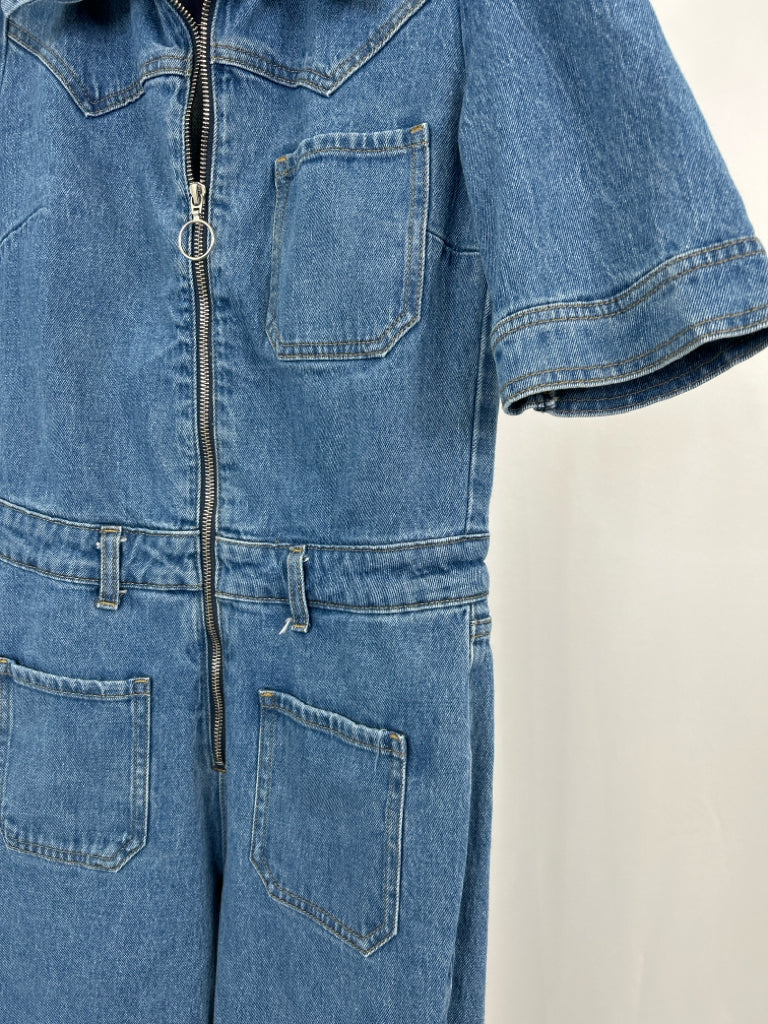 Seventy + Mochi Size 6 BLUE DENIM Women's Jumpsuit