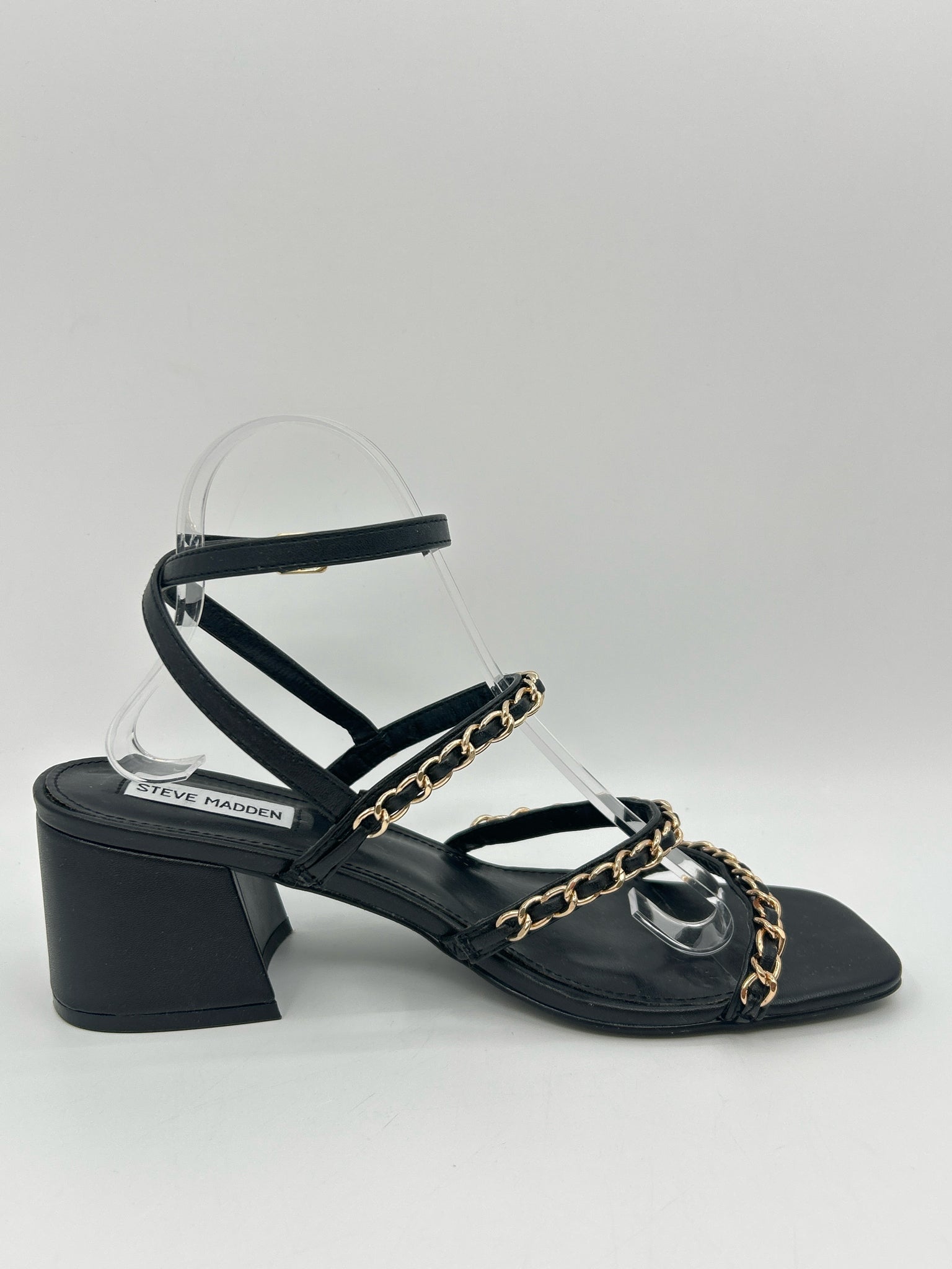 STEVE MADDEN Size 10M Black Women Sandal