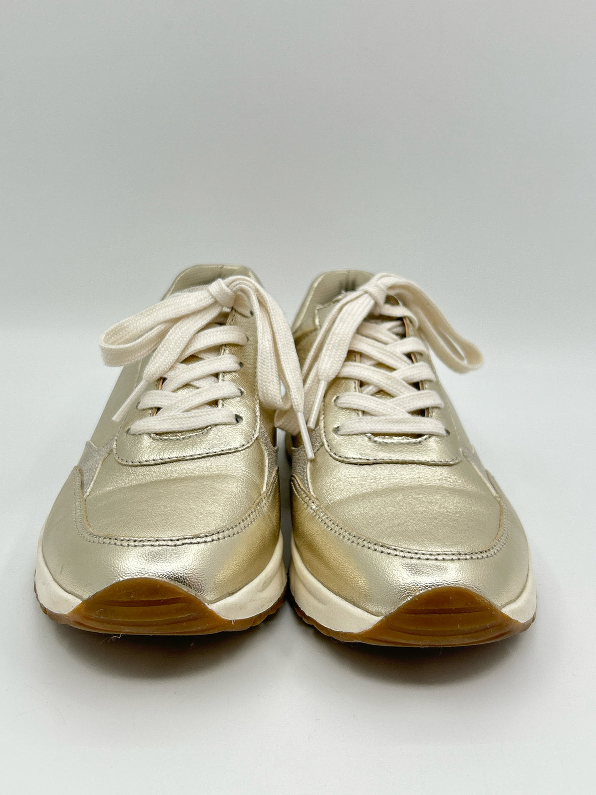 NATURALIZER Size 6.5M METALLIC GOLD Women Sneakers