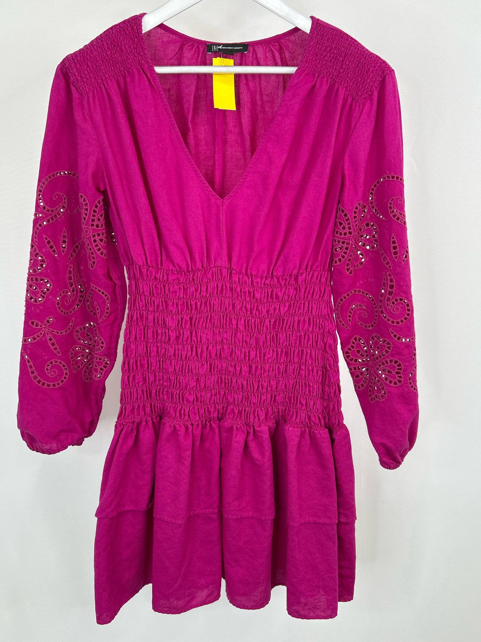 INC Size M Fuchsia Women Dress