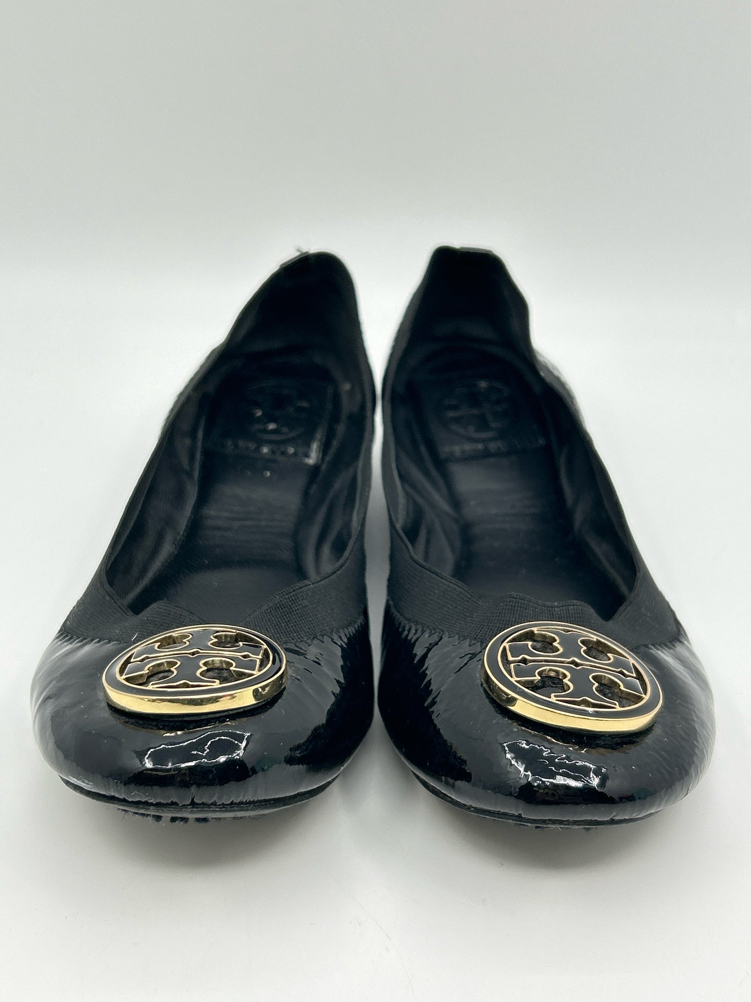 TORY BURCH Size 7M Black Women Flats