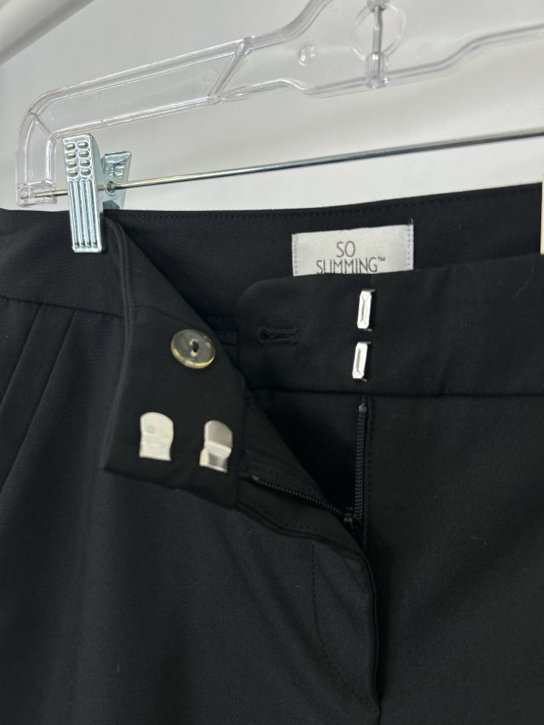 CHICO'S Size 4 Black Pants