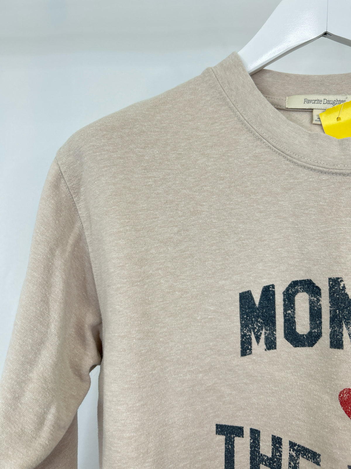 FAVORITE DAUGHTER Size S Beige Women Sweatshirt