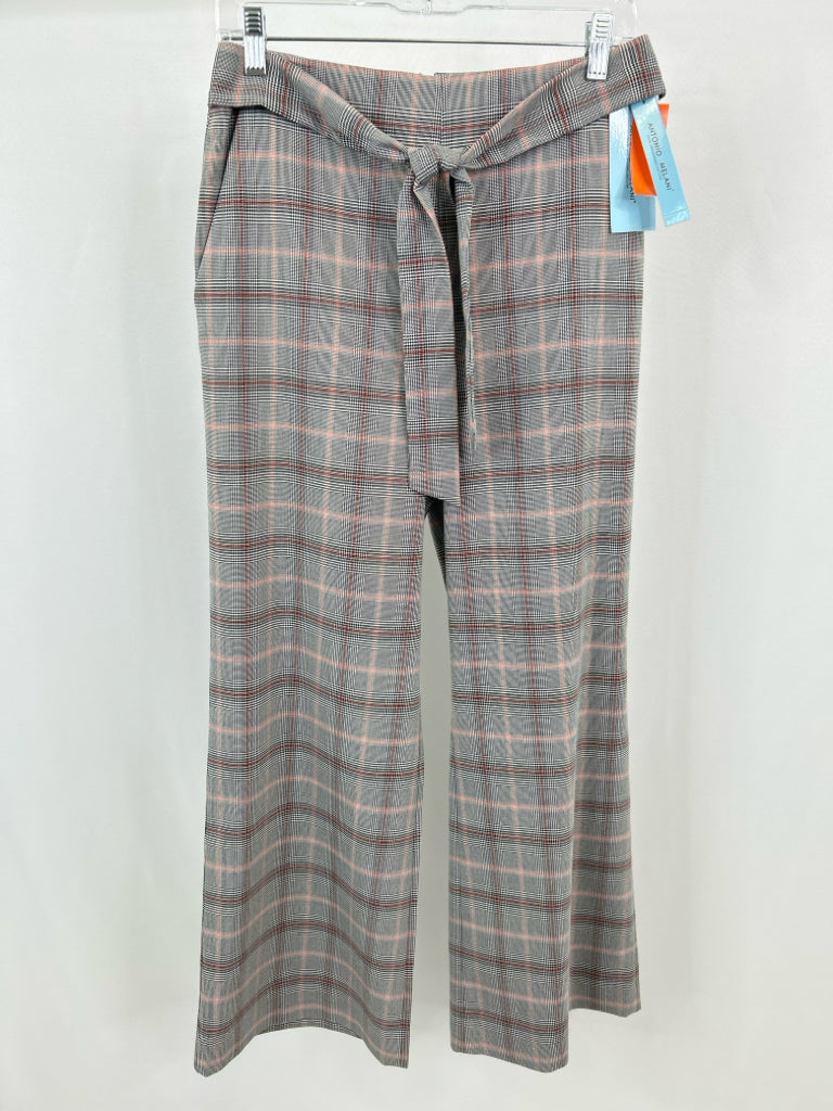 ANTONIO MELANI Women Size 4 Black Plaid Pants NWT