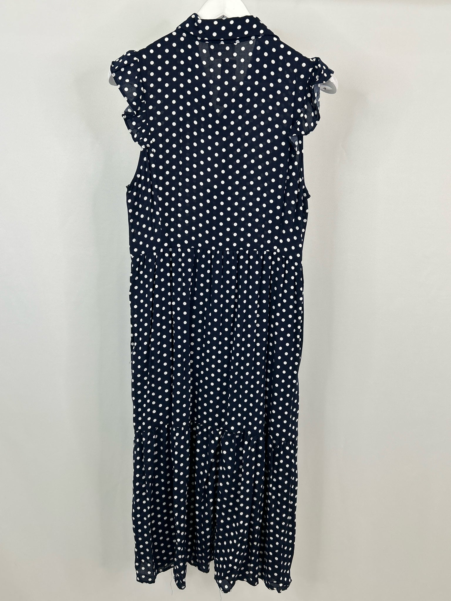 ANDREE BY UNIT Size M Navy & White Women Dress NWT