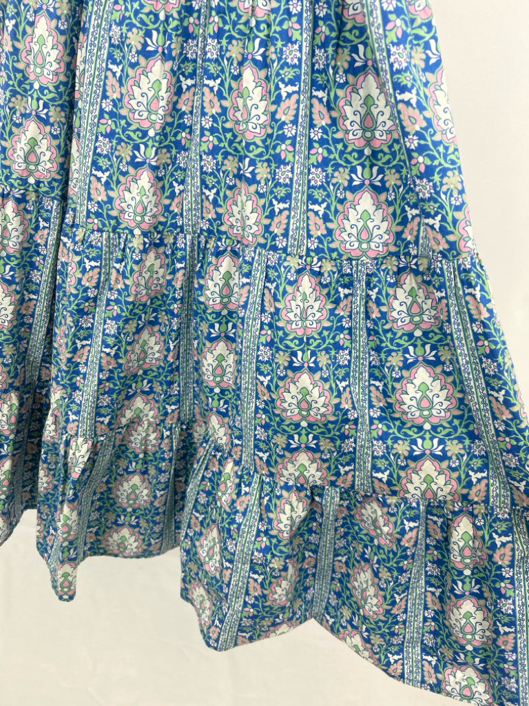 CHELSEA & THEODORE Size SP BLUE AND PINK Women's Dress