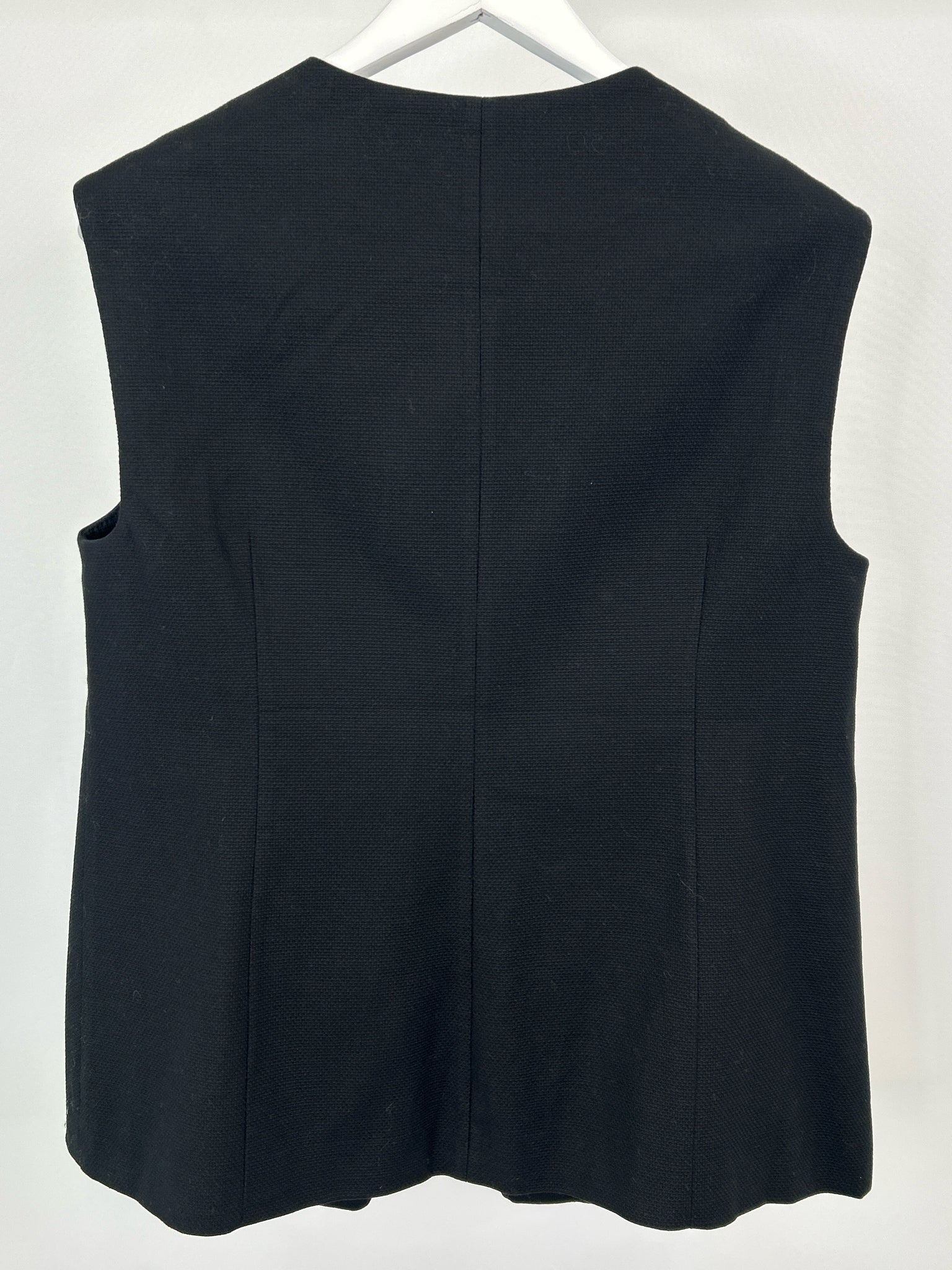 TALBOTS Size 10 Black Women Vest