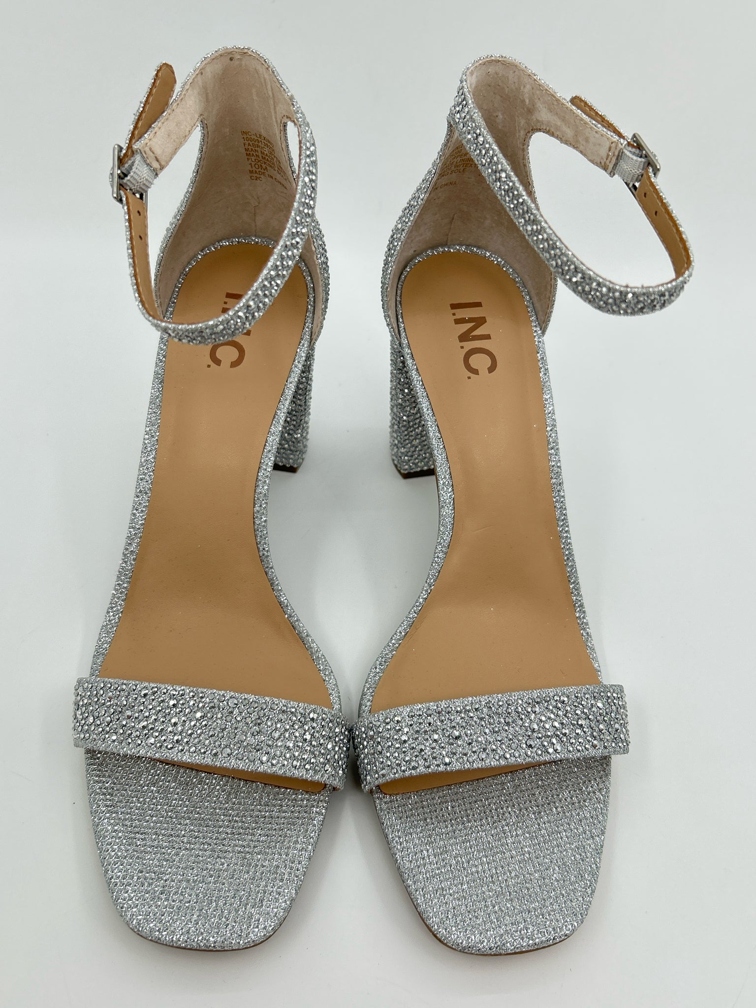 INC Size 10M Silver Women Sandal