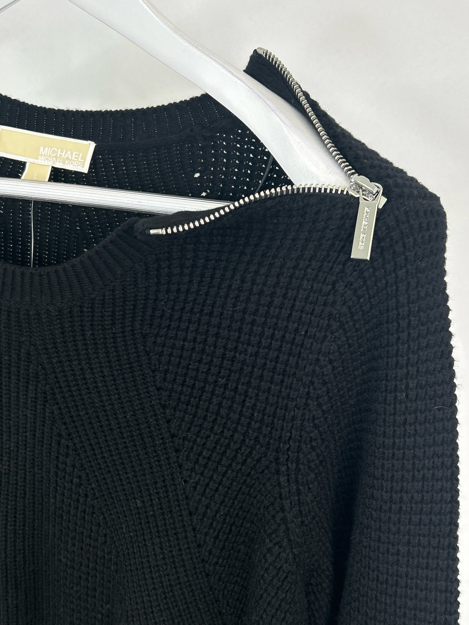 MICHAEL MICHAEL KORS Size L Black Women Sweater