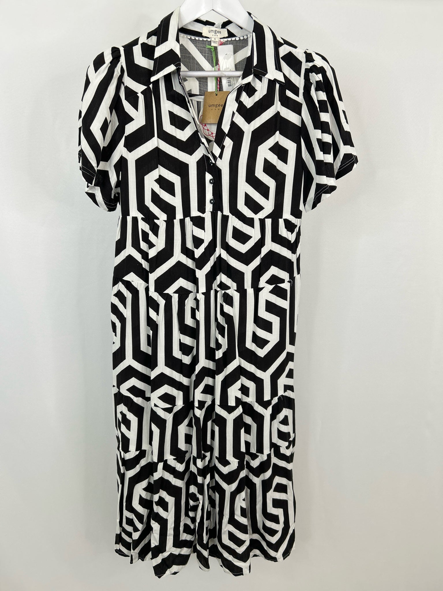 UMGEE Size S Black & White Women Dress