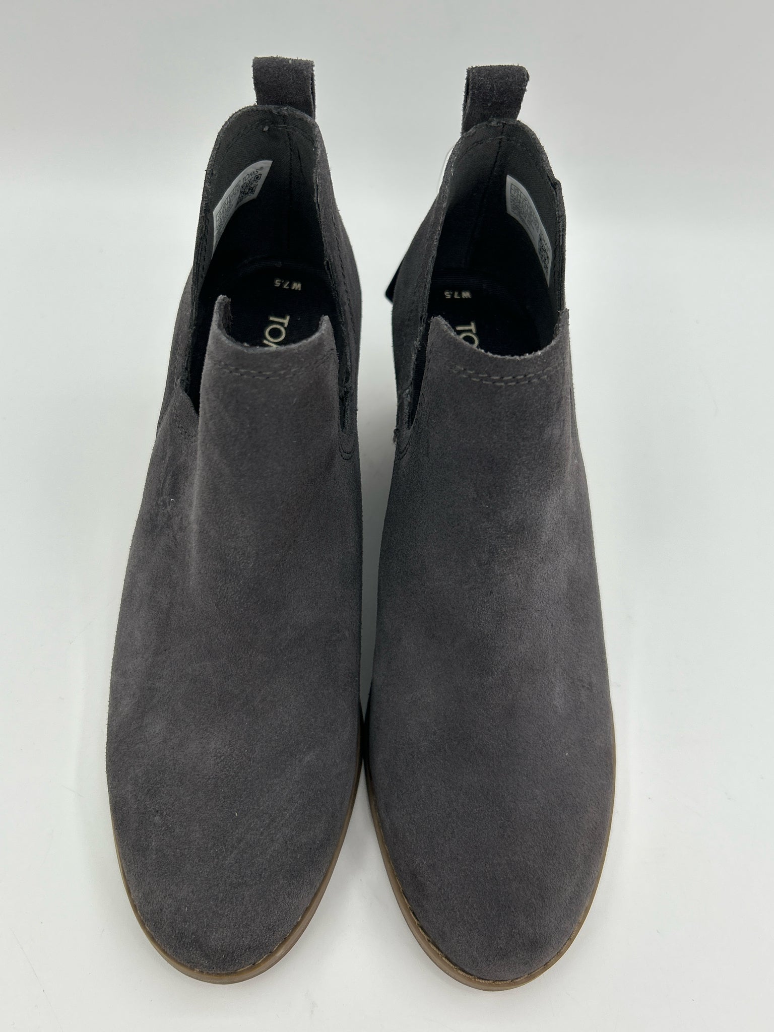 TOMS Size 7.5 Gray Women Booties