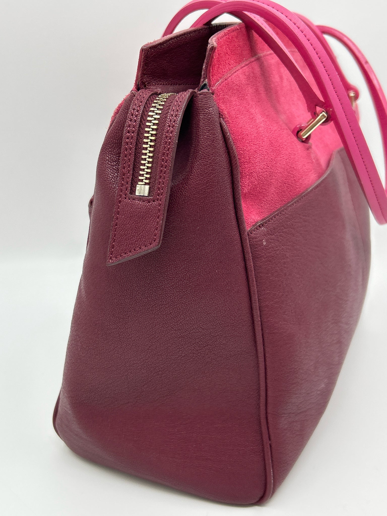COLE HAAN Wine and Pink Women Purse