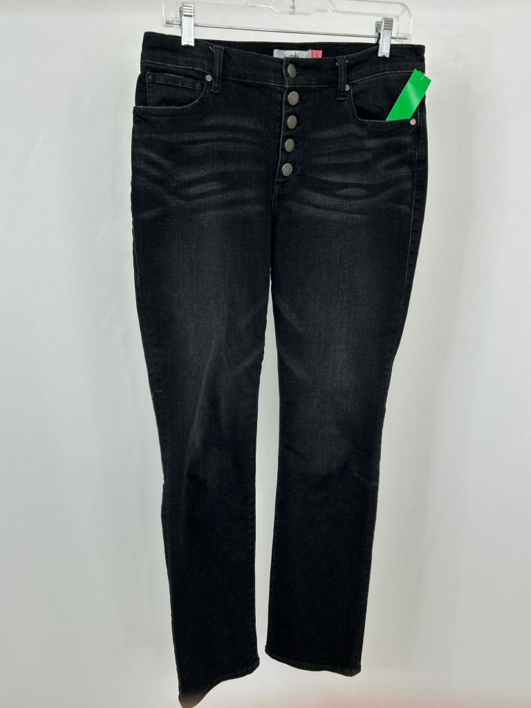 CABI Women Size 8 BLACK DENIM jeans