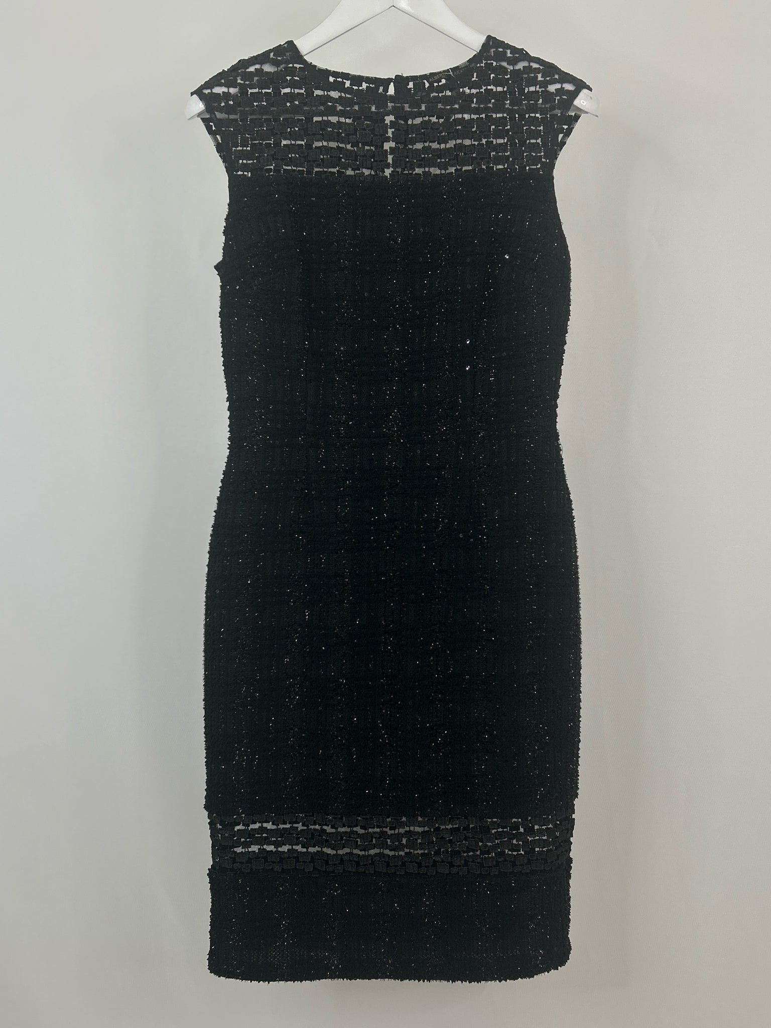 ALBERTO MAKALI Size 6 Black Women Dress