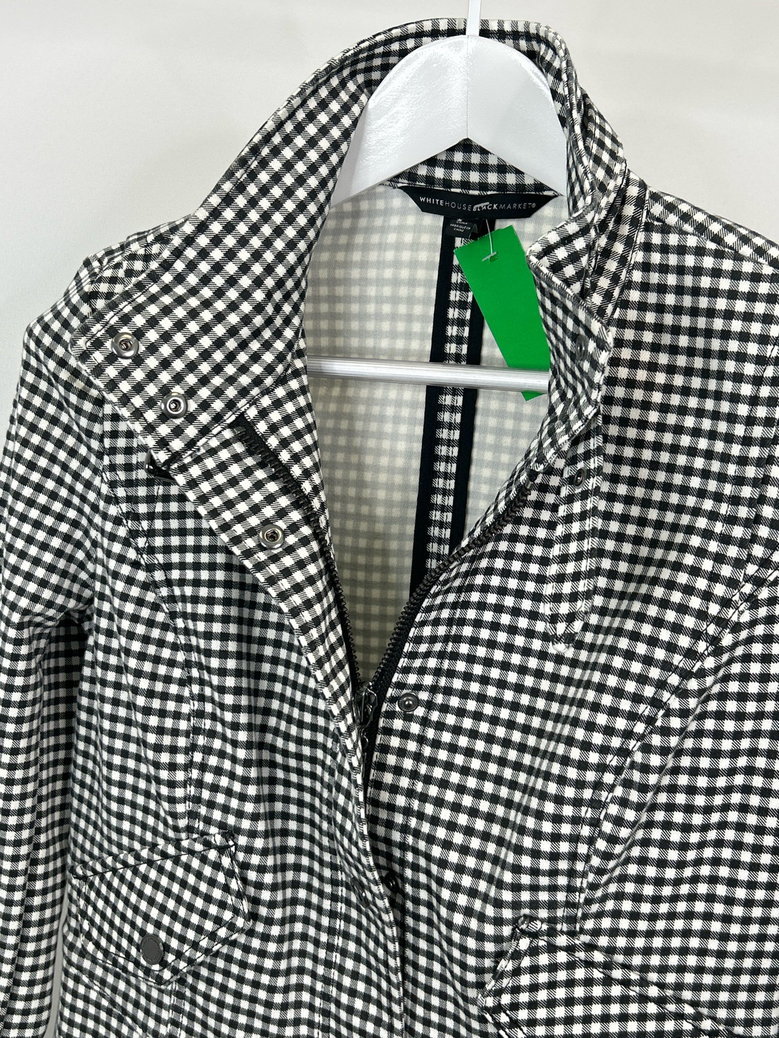 White House Black Market Size 4 Black & White Women Jacket