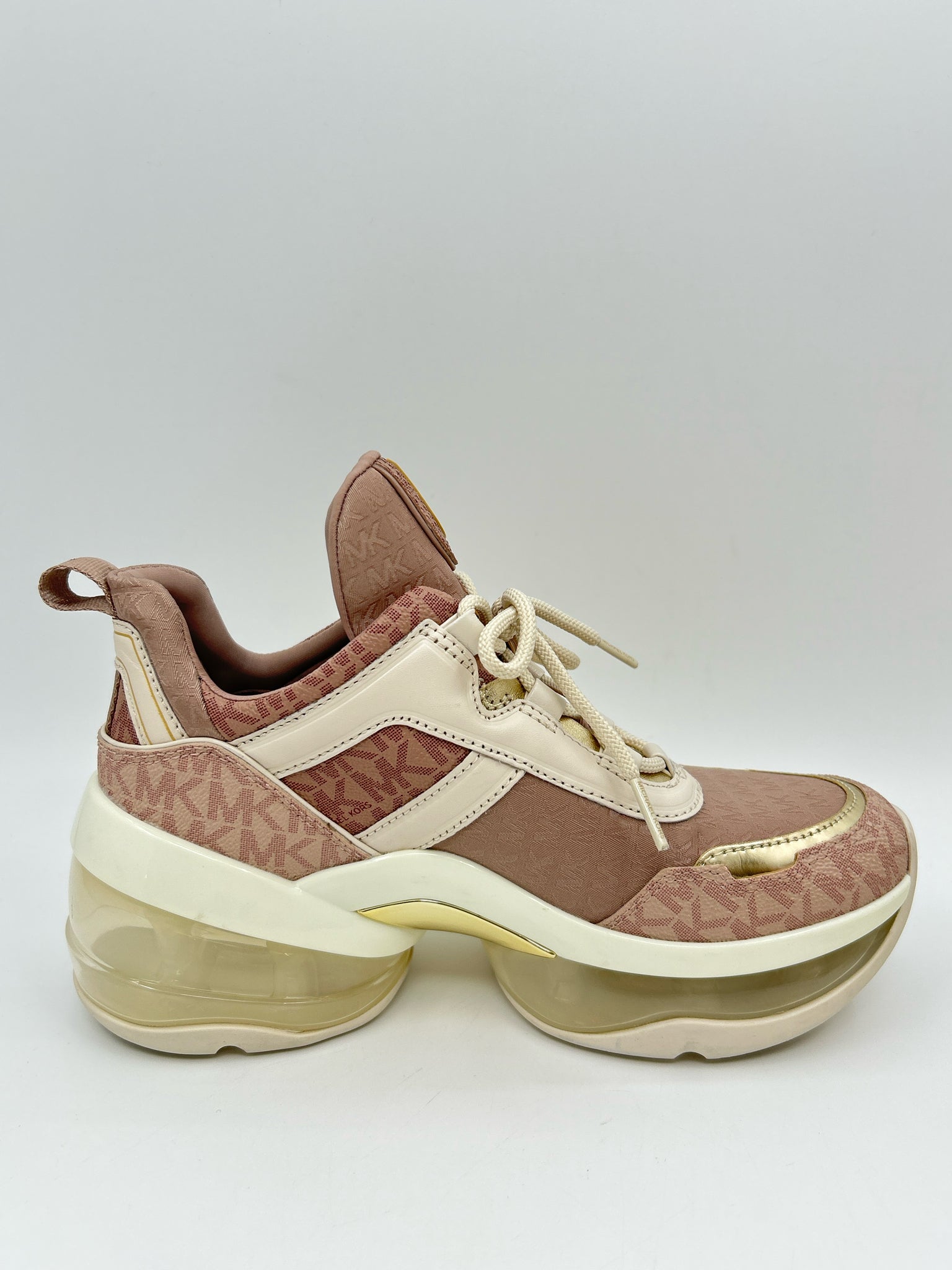 MICHAEL MICHAEL KORS Size 7M Mauve Print Women Sneakers