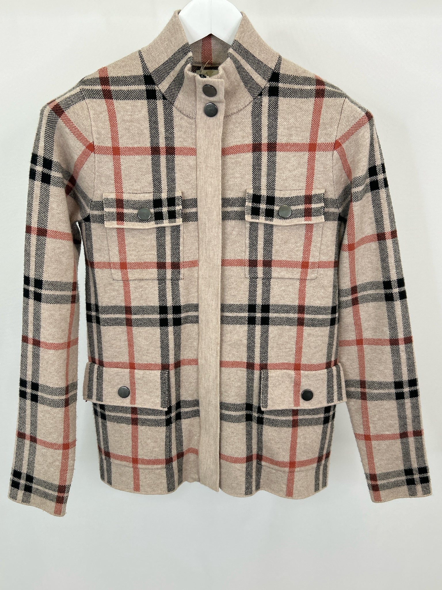 JOIE Size S beige and red Women Jacket