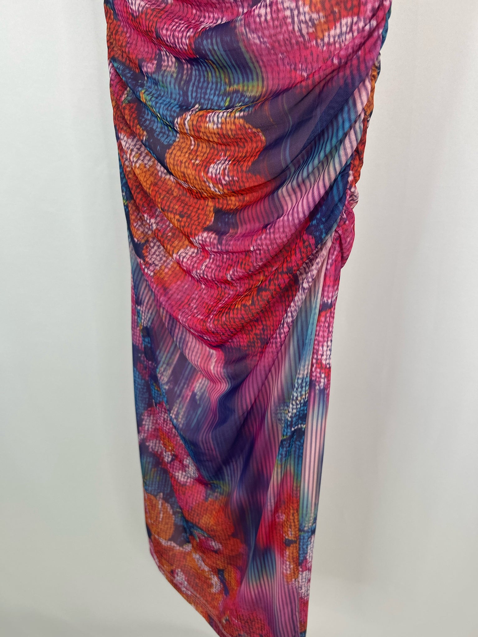 ANTHROPOLOGIE Size S Pink Print Women Dress NWT