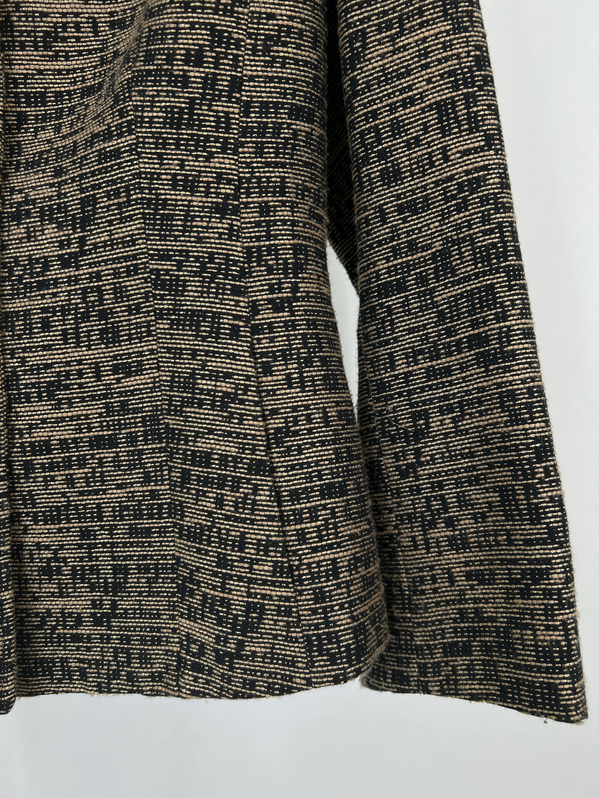 SANTORELLI Size 10 BROWN & BLACK Women Blazer