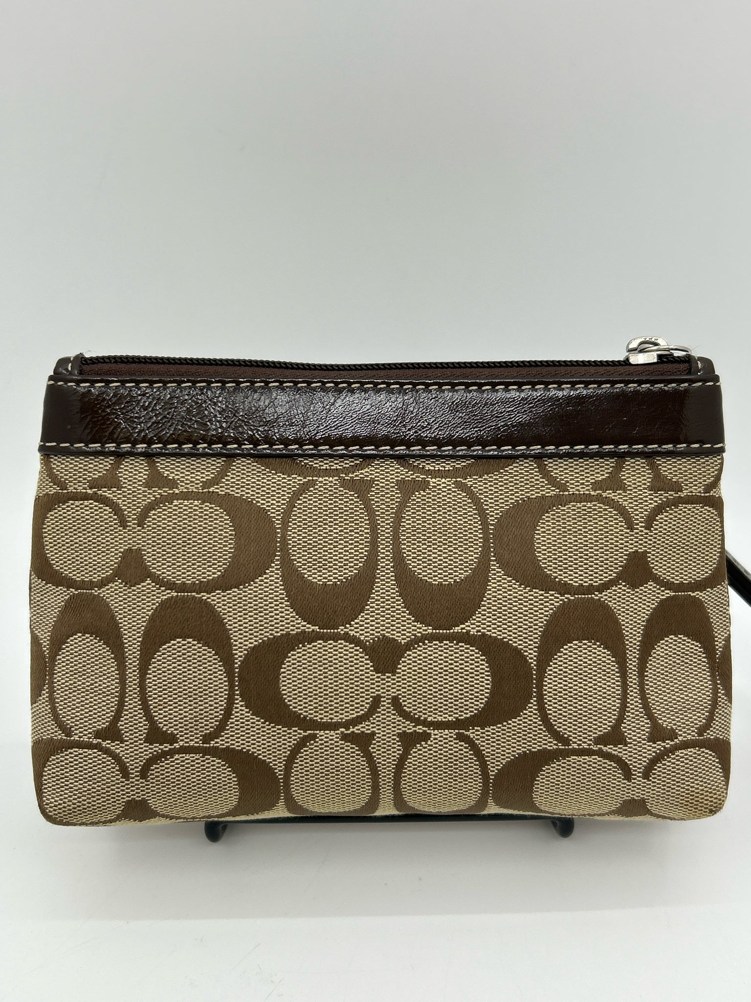 Coach BROWN MONOGRAM Women Wristlet