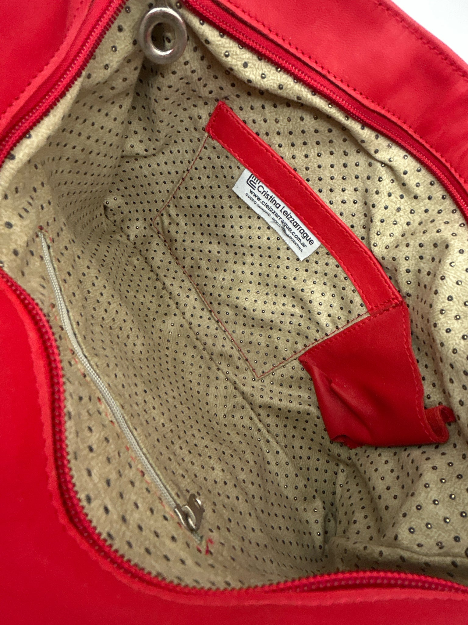 Cristina Leizzarrague Red Women Purse