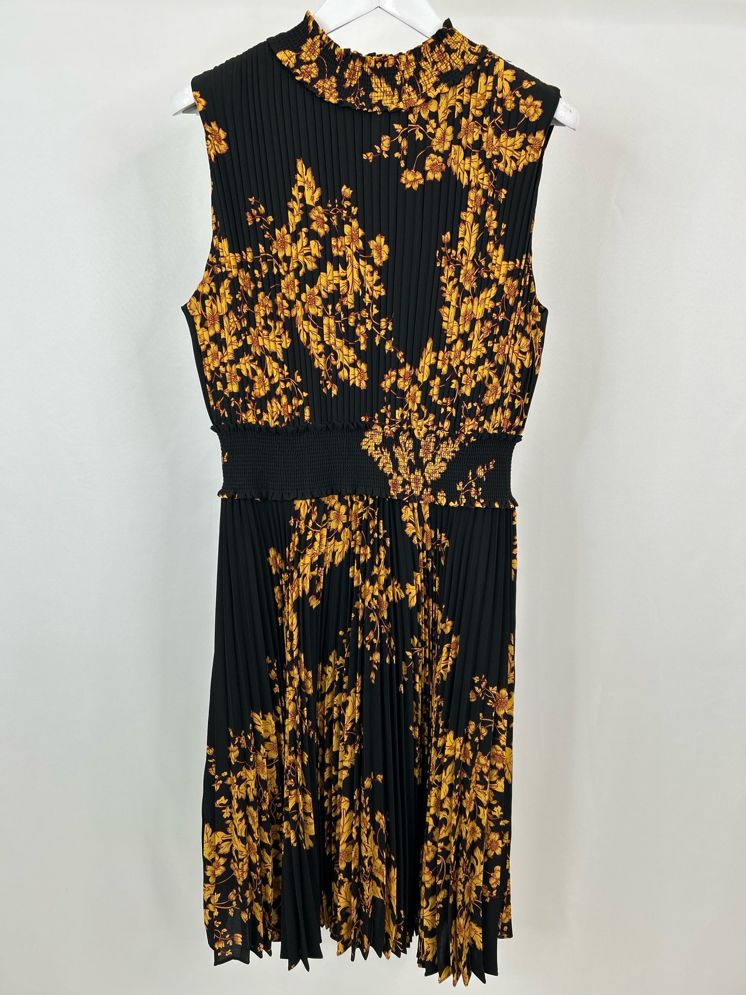 NANETTE LEPORE Size 14W Black Print Women Dress NWT