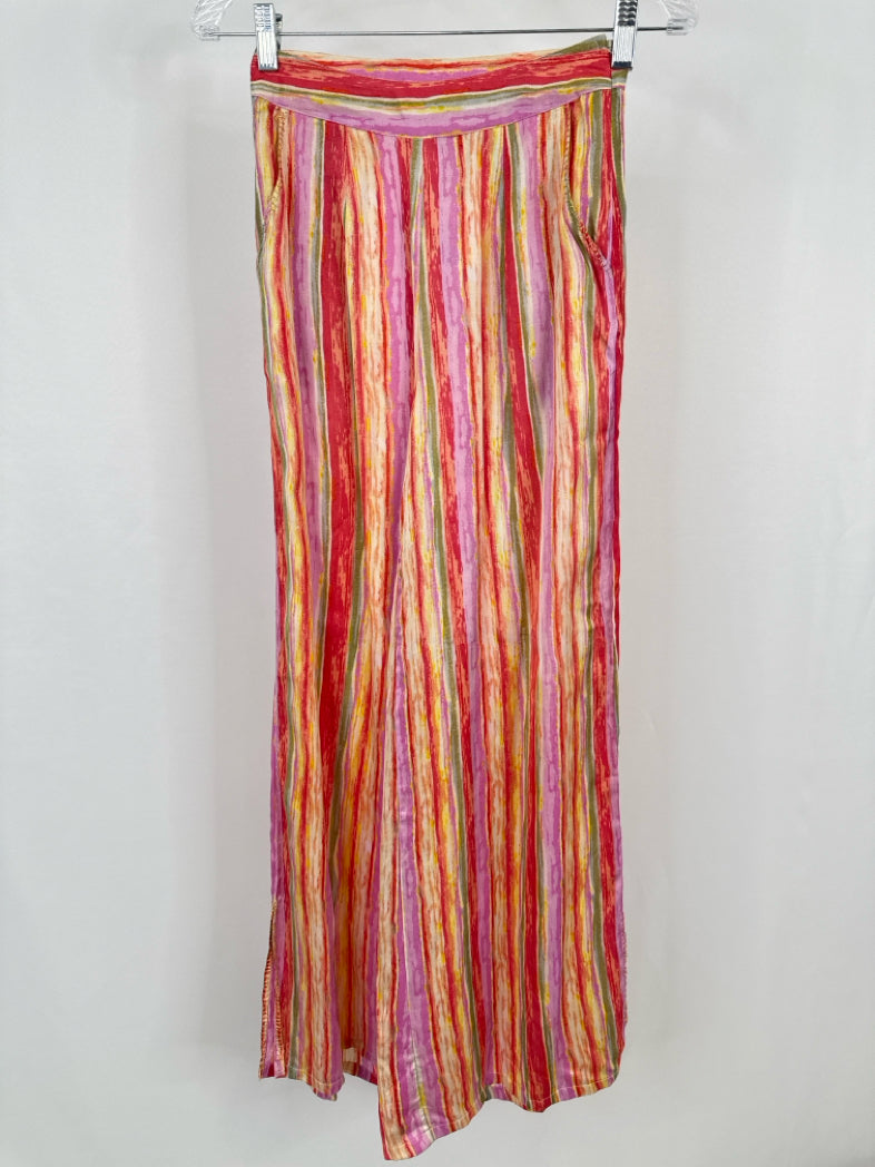 NEKANE NKN Size XS Pink Striped Women 2-Piece w/pants