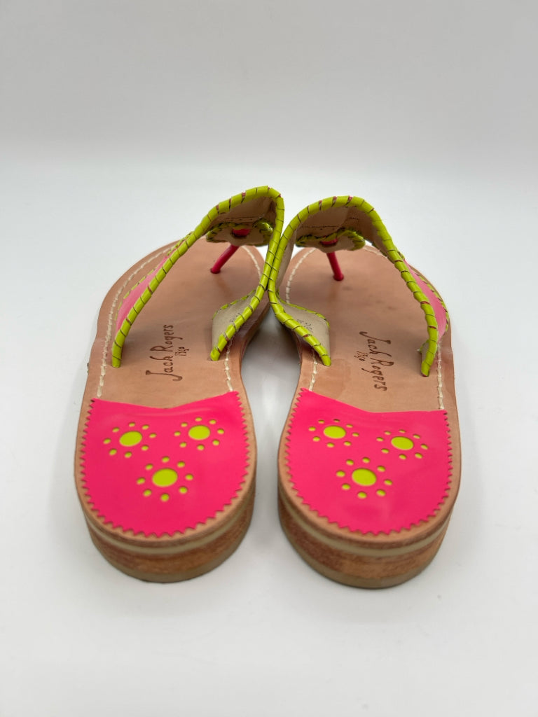 JACK ROGERS Size 8.5 Hot Pink Women's Sandal