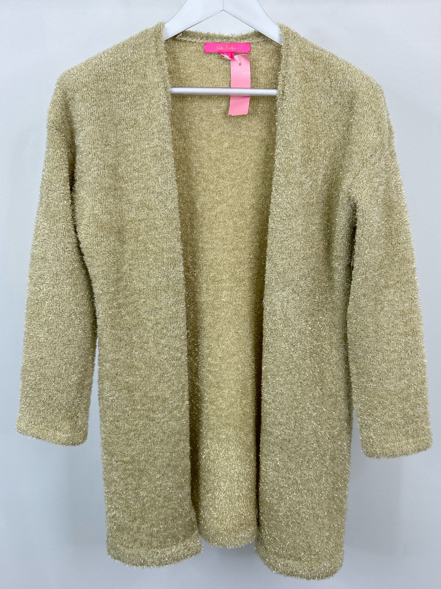 LILLY PULITZER Size S Gold Women Cardigan