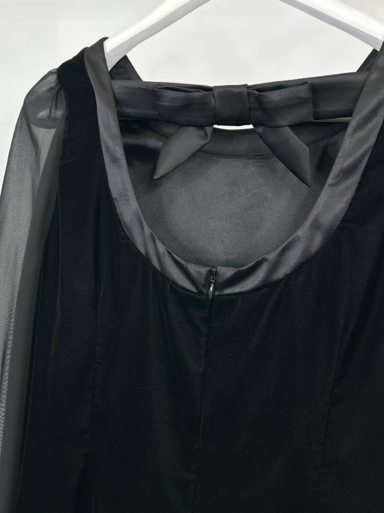White House Black Market Size 12P Black Women's Dress
