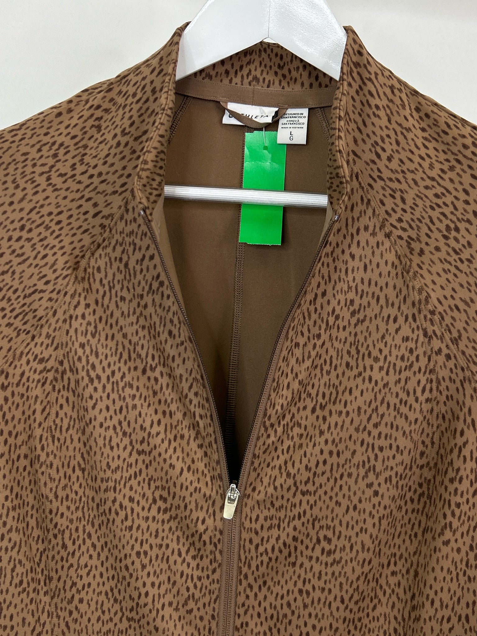 ATHLETA Size L BEIGE AND BROWN Women Jacket