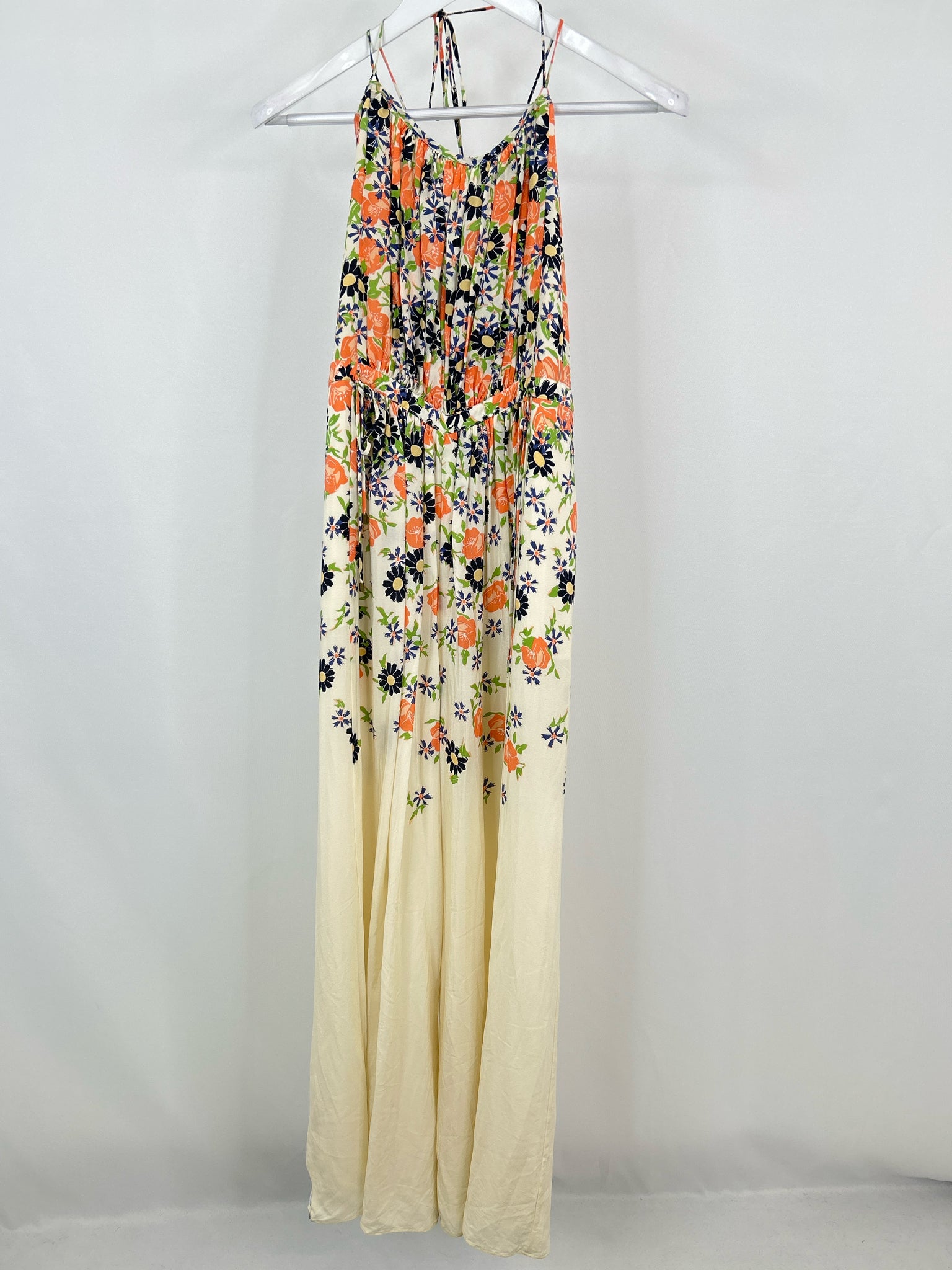 ELEVENSES Size 10 Blue floral Women Jumpsuit
