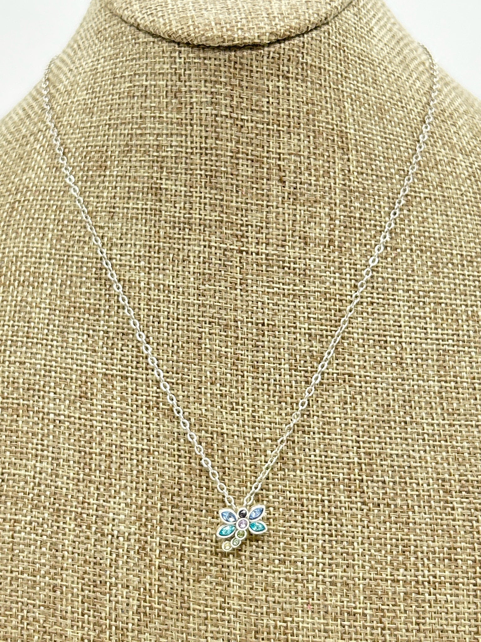 BRIGHTON SILVER AND BLUE Necklace