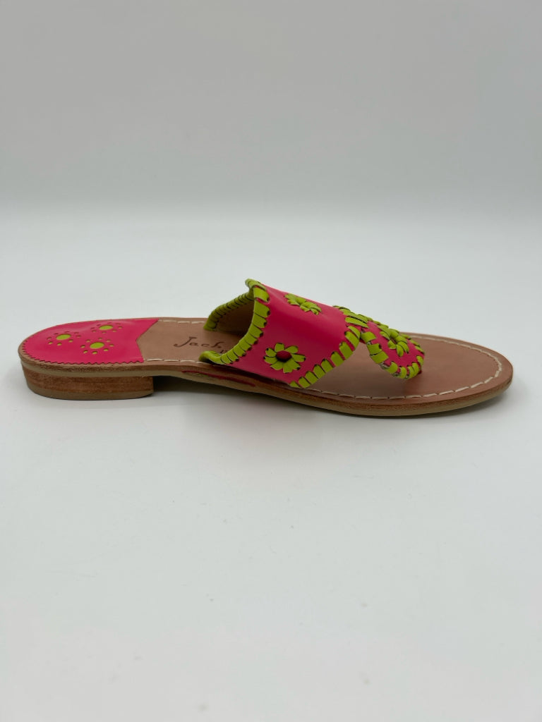 JACK ROGERS Size 8.5 Hot Pink Women's Sandal