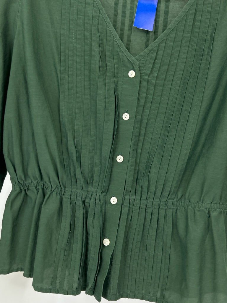 ALEX MILL Women Size M Green Blouse