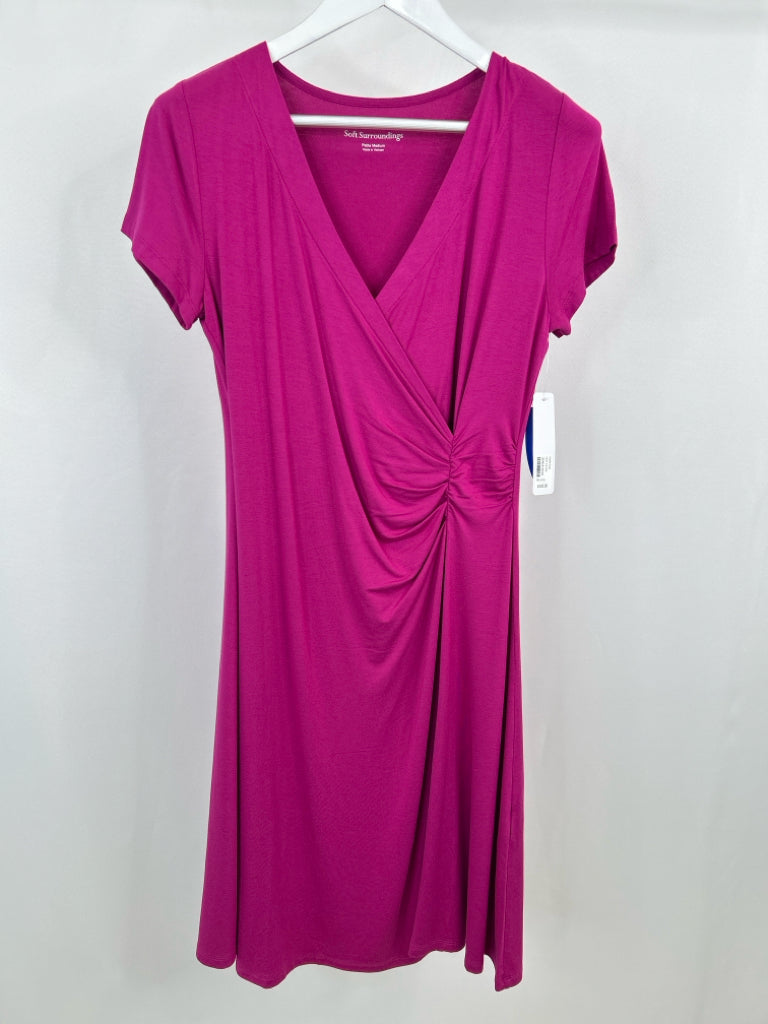 SOFT SURROUNDINGS Size MP MAGENTA Women's Dress