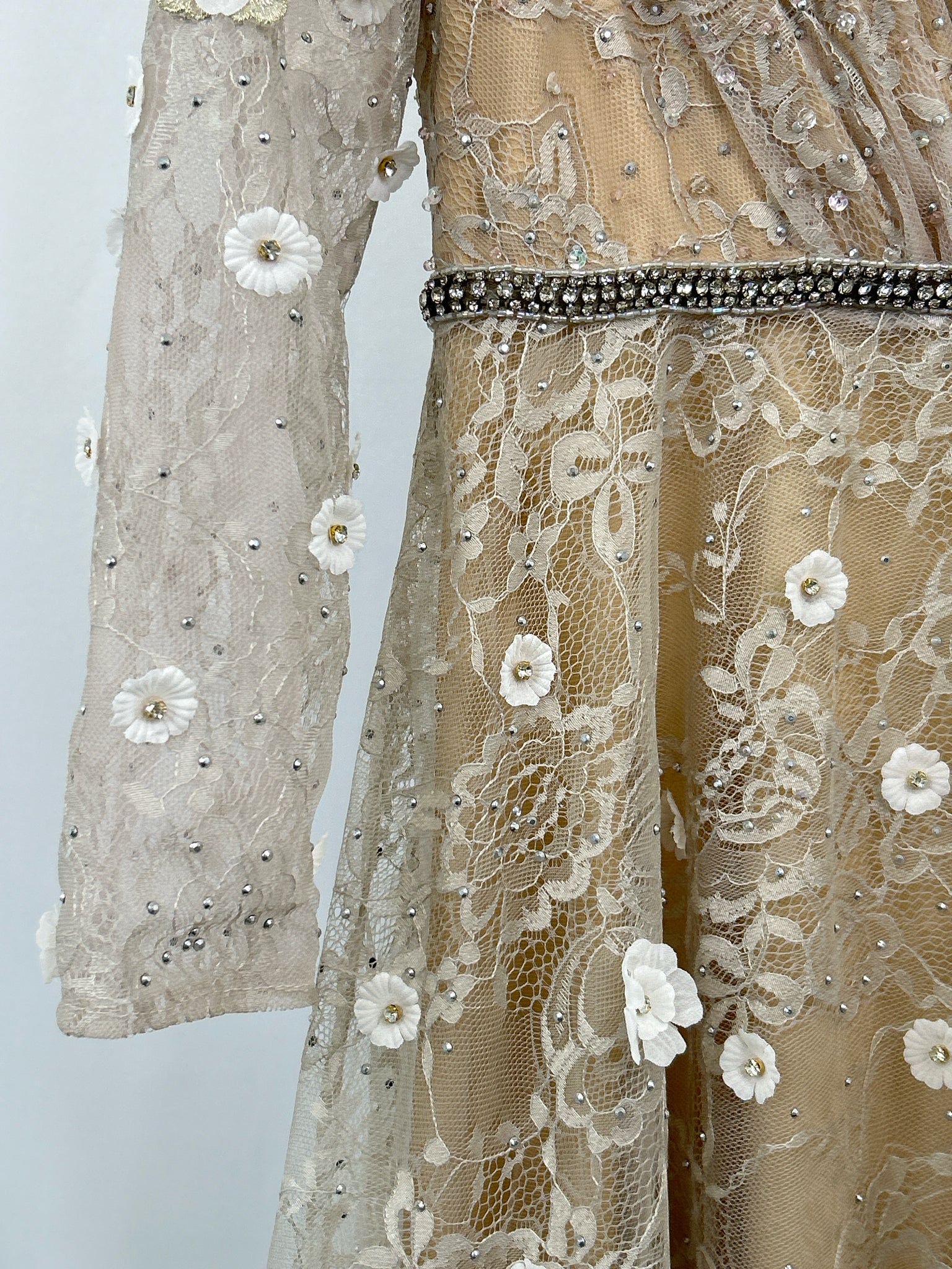 MAC DUGGAL Size 12 Beige Women Dress