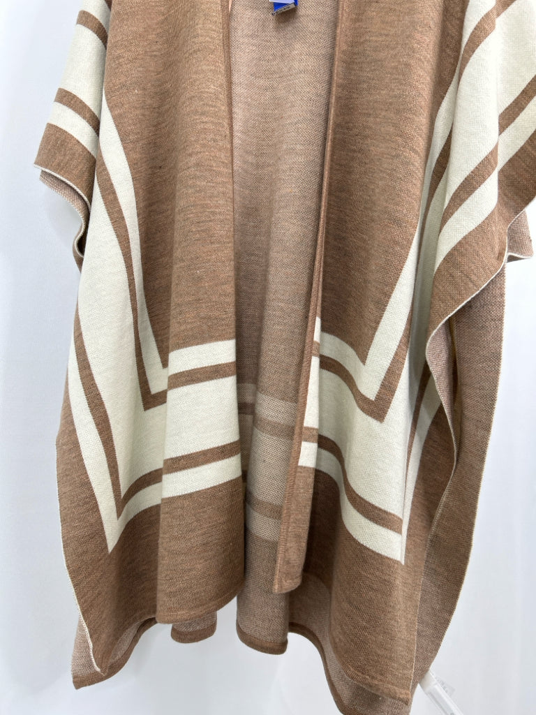 LOFT Women Size M/L Brown Print Cardigan