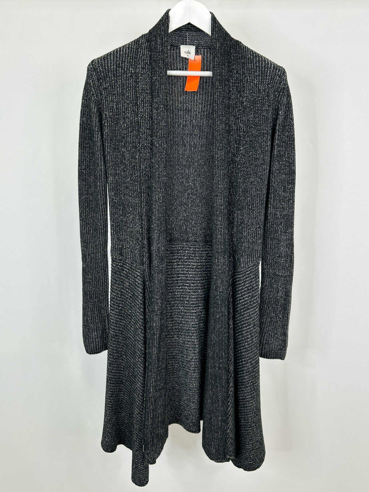 CABI Size M Black & Grey Women Cardigan