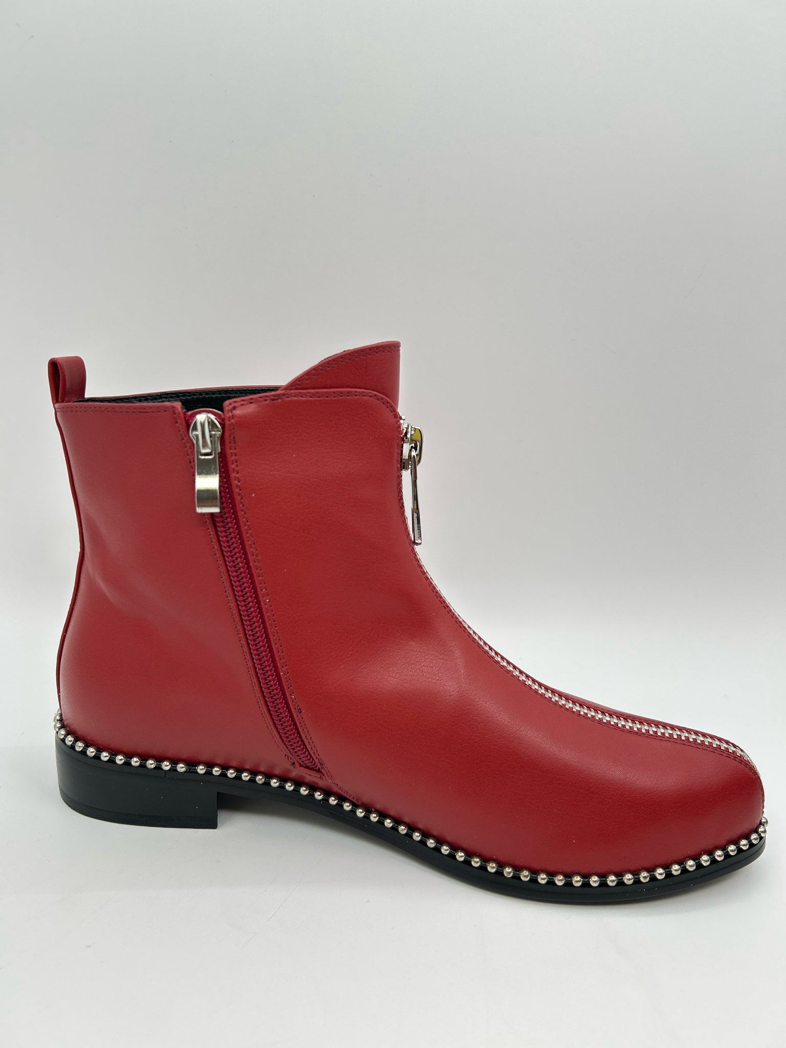 NU NINETY UNION Size 11 Red Women Booties
