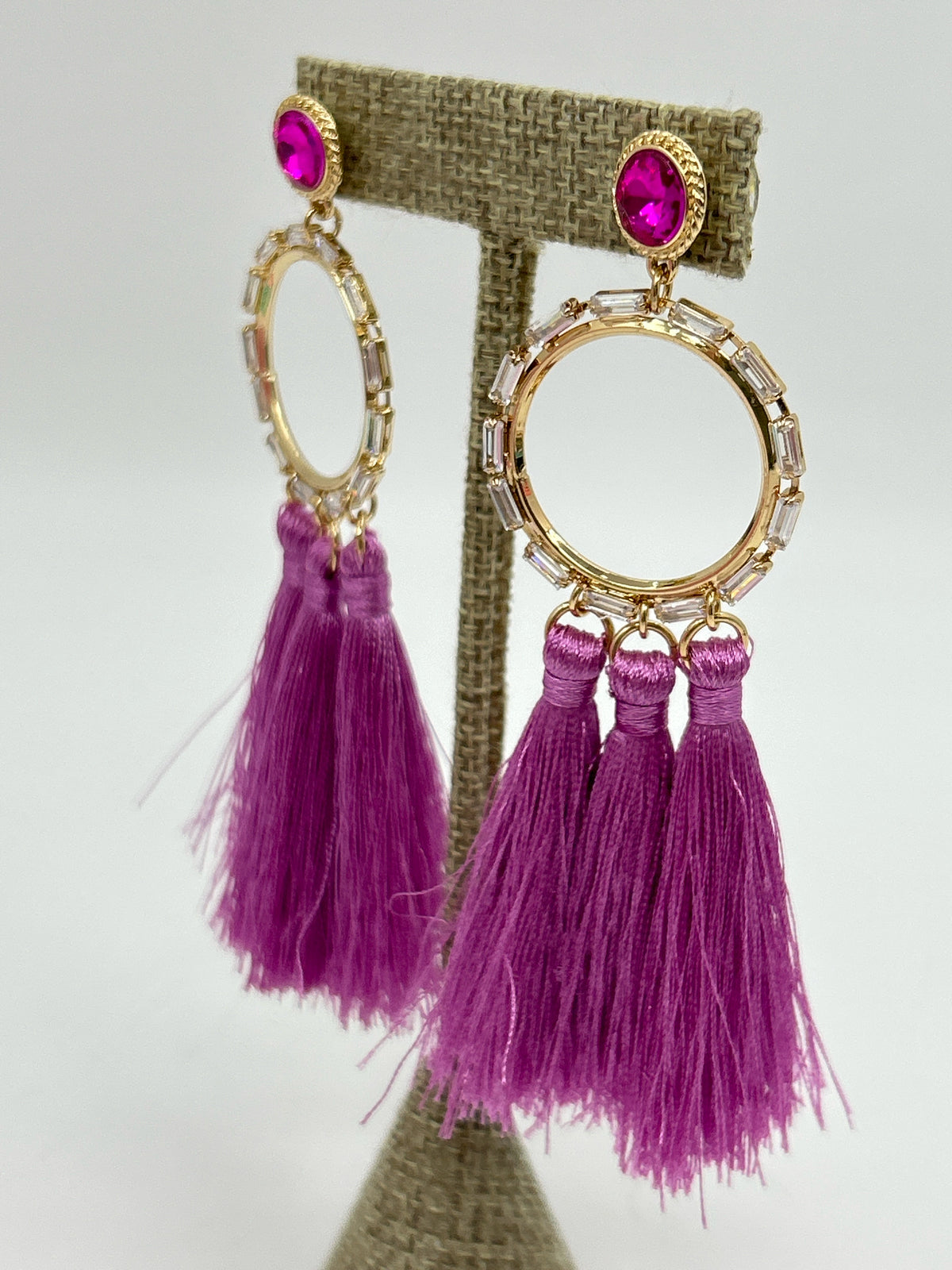 LILLY PULITZER NWT Gold and Purple Earrings