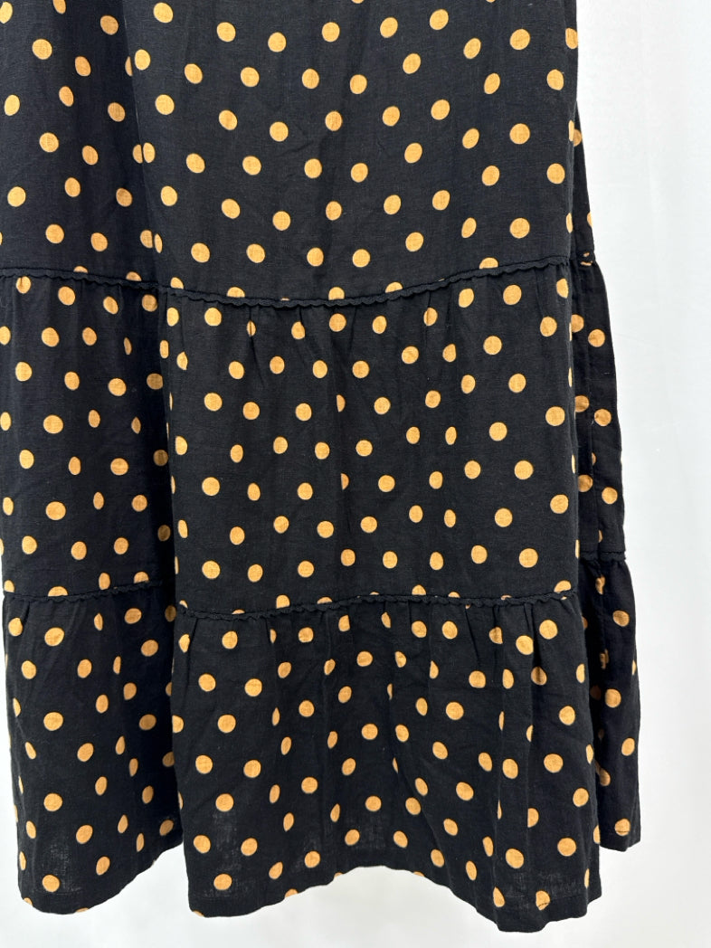 CYNTHIA ROWLEY Size 6 Black & Brown Women Dress